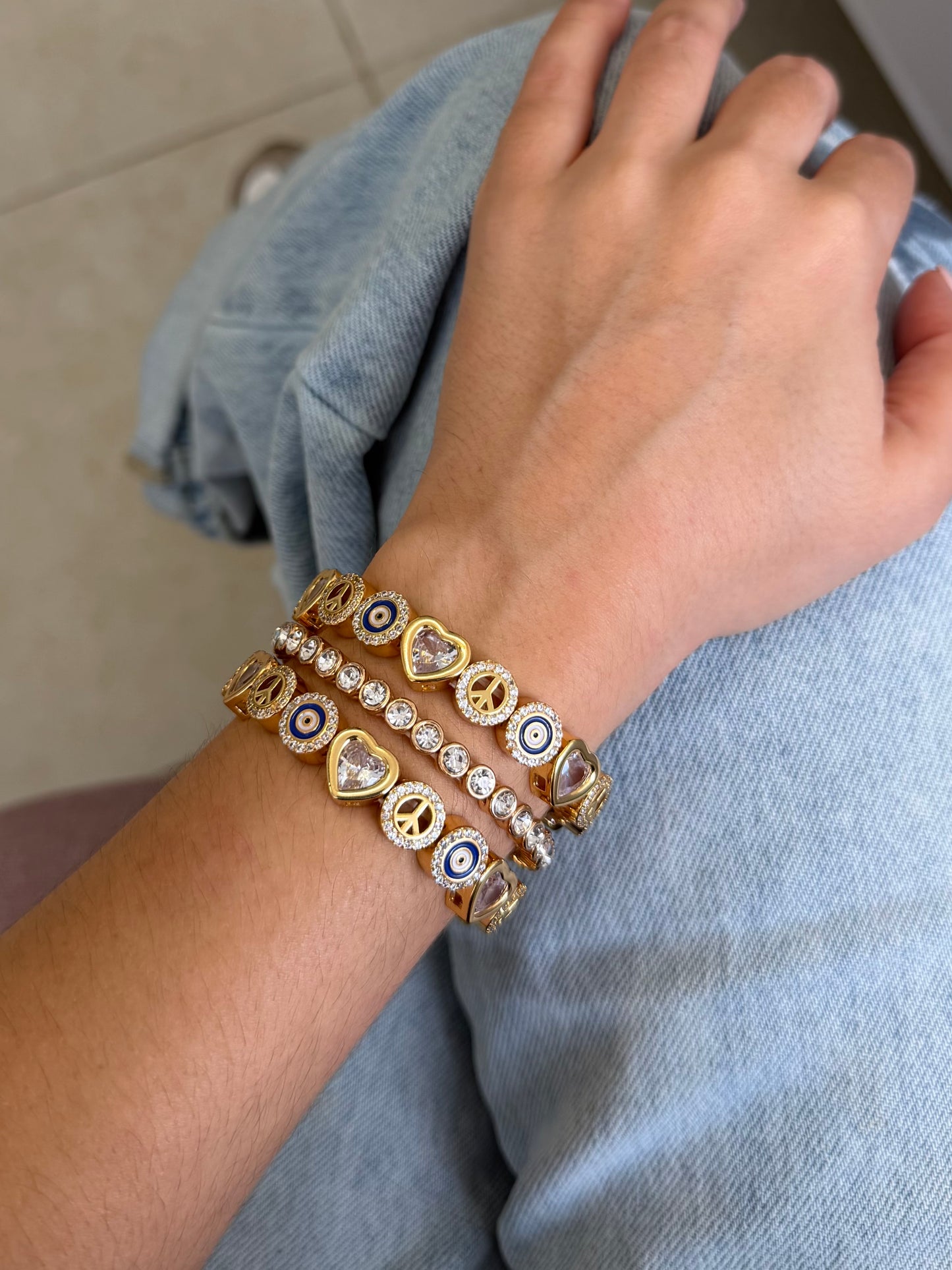 Peace and Love Bracelet