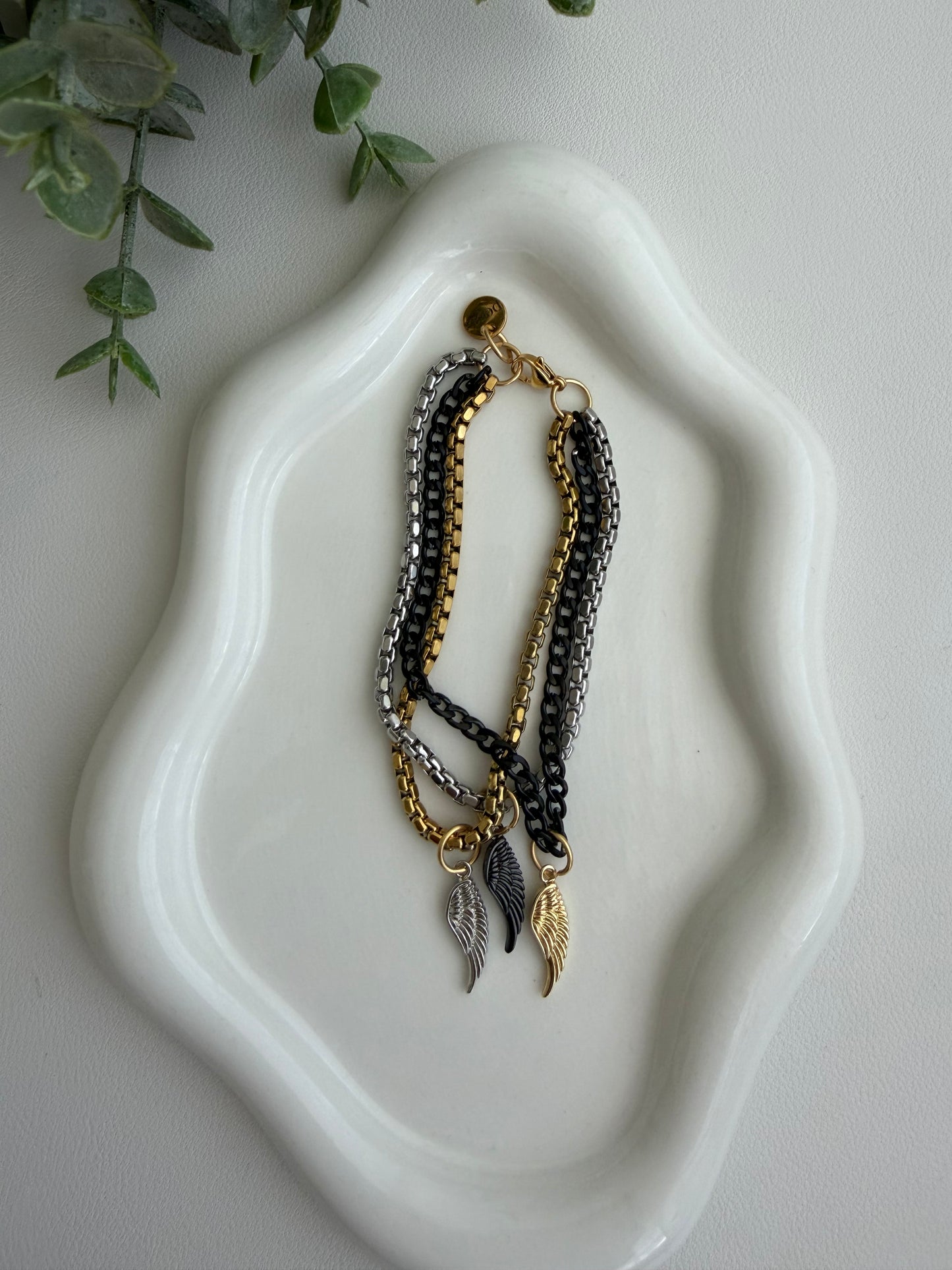Triple Wing Bracelet