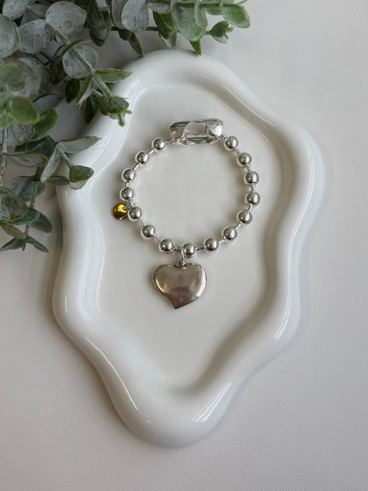 Silver Heart Bracelet