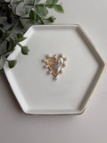 Corazón Perlado Charm
