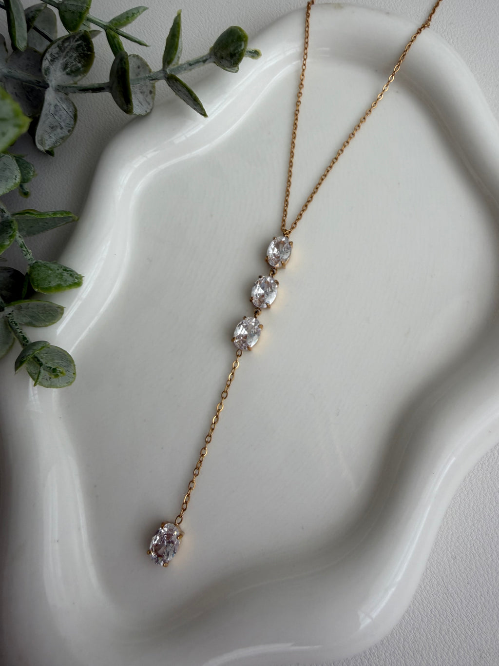 Triple Zirconia Chain