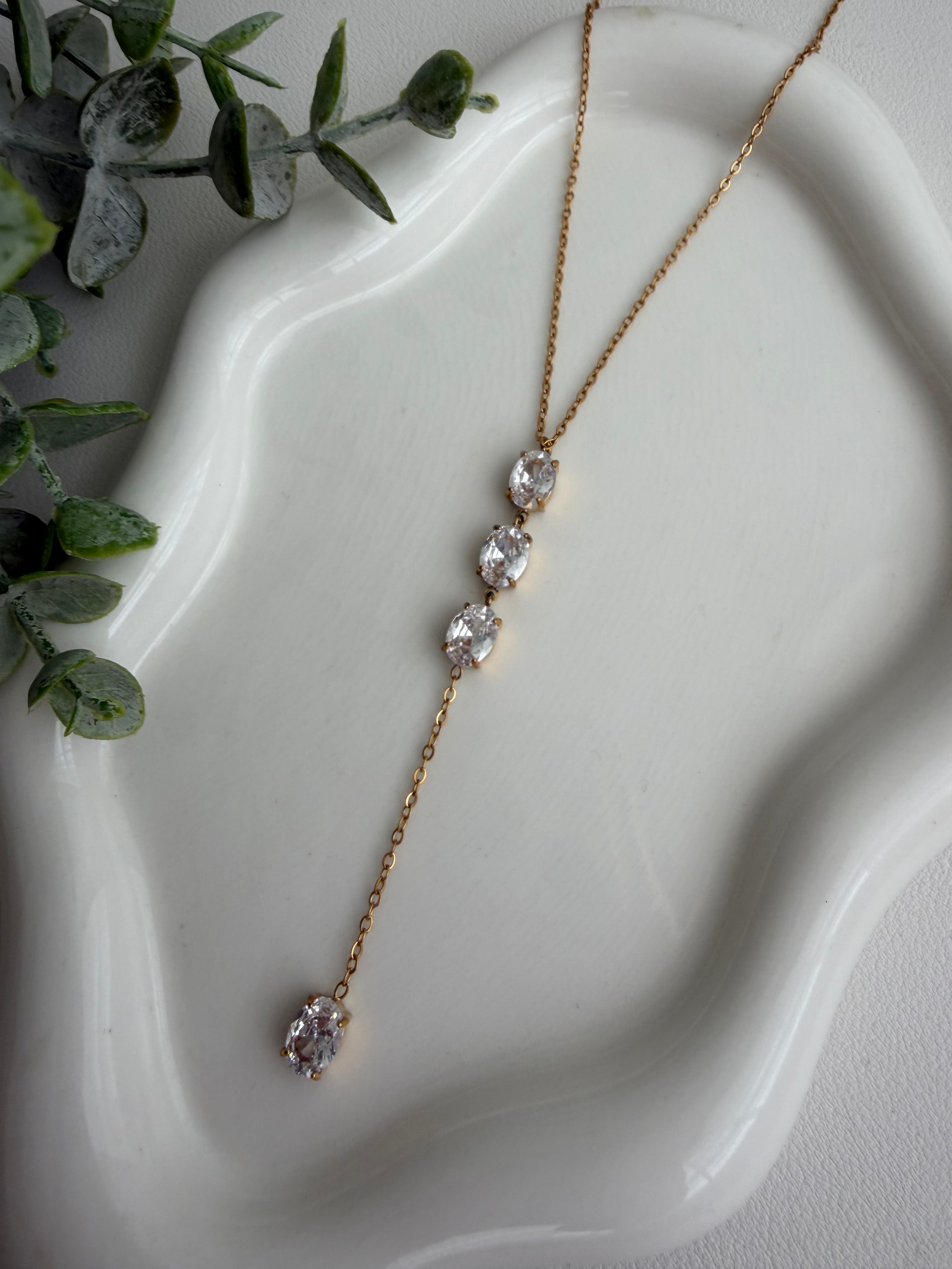 Triple Zirconia Chain