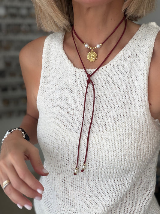 St. Christopher, el viajero Necklace