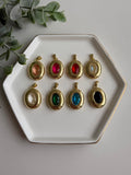 Multicolor Circle Rhinestone Charm