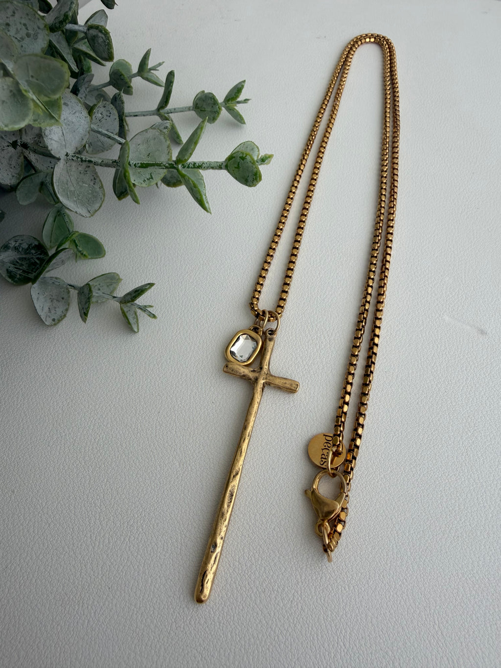 Skinny Cross Chain