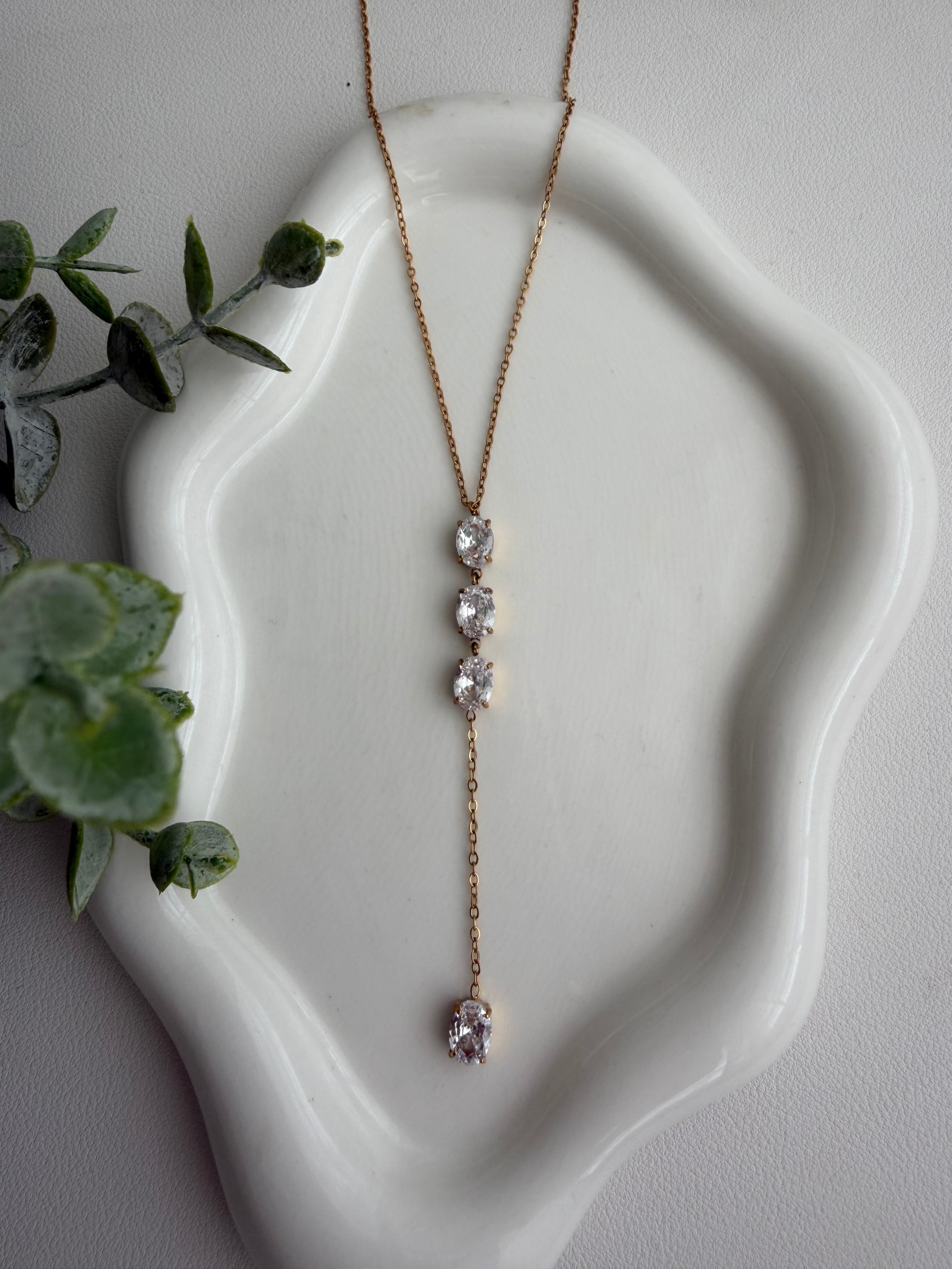 Triple Zirconia Chain