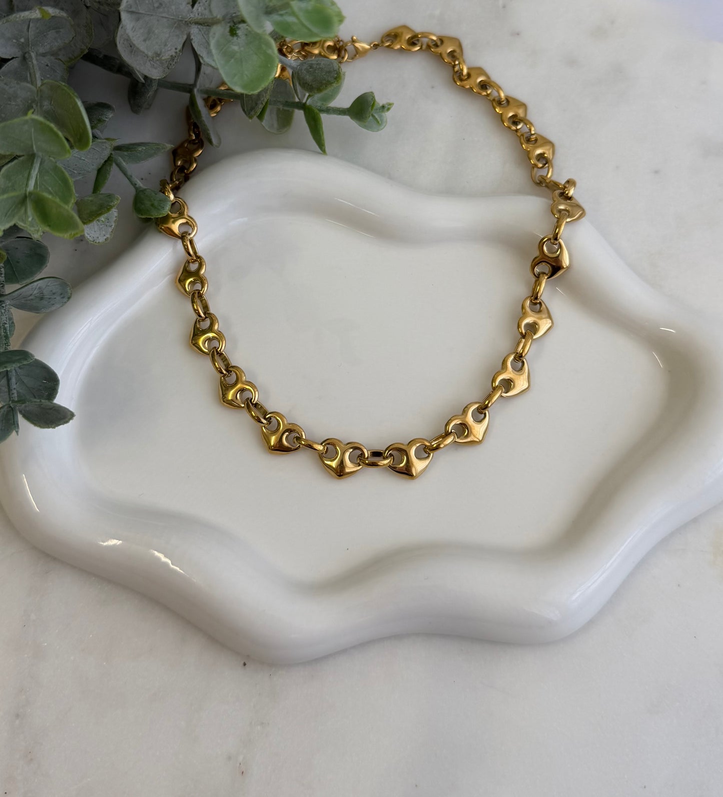 Heart Link Chain