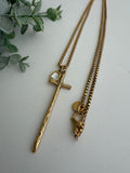 Skinny Cross Chain