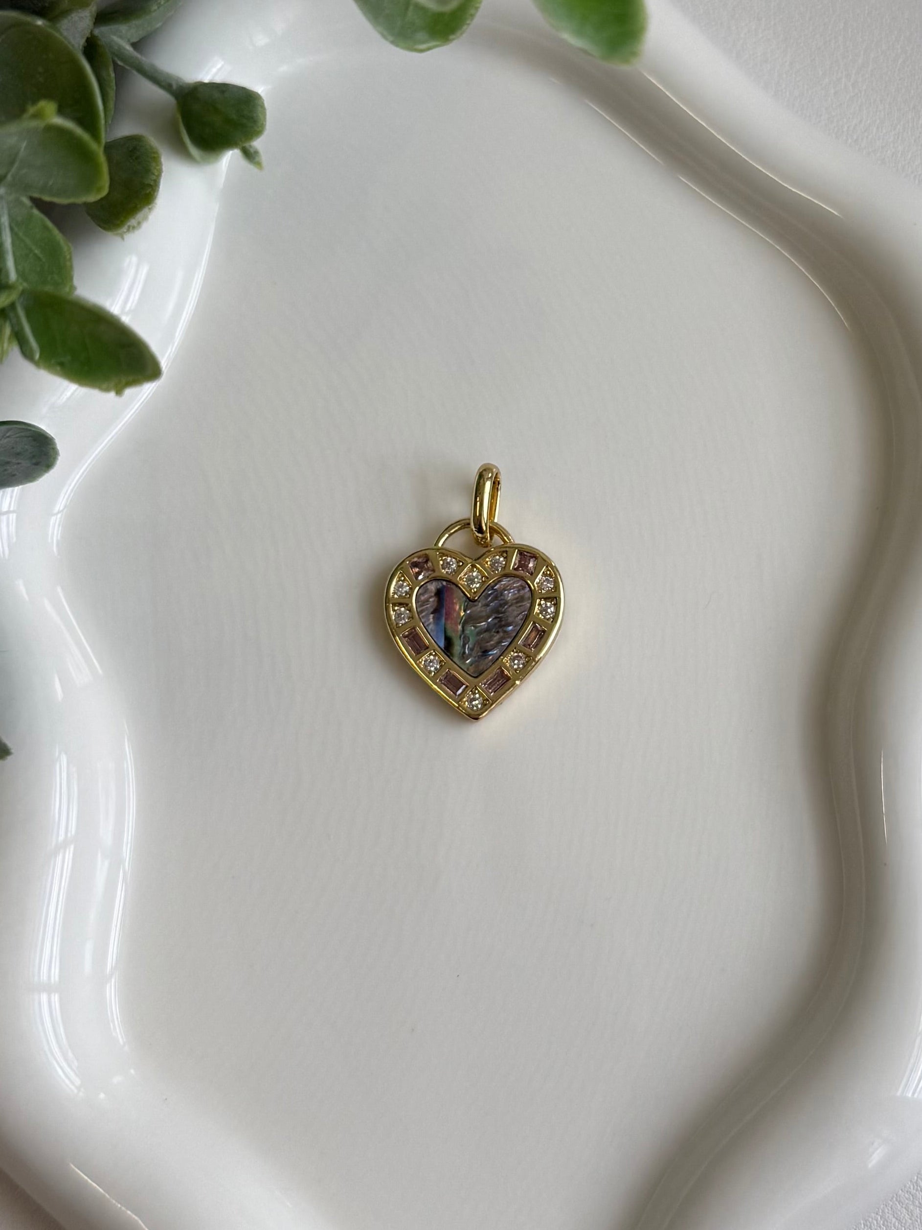 Color Heart Charm