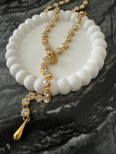 Load image into Gallery viewer, Rhinestone Lariat Chain
