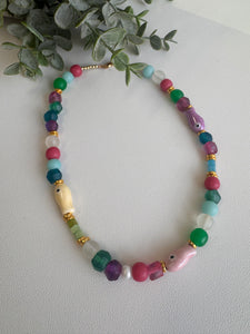 Roulette Beads Necklace