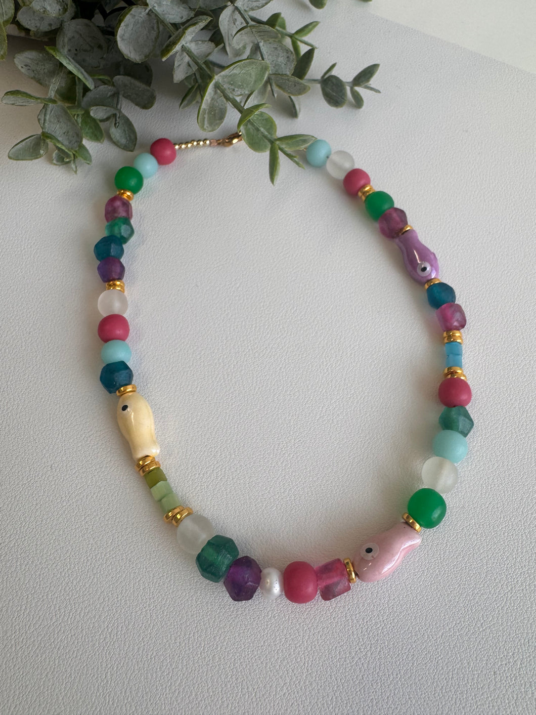 Roulette Beads Necklace