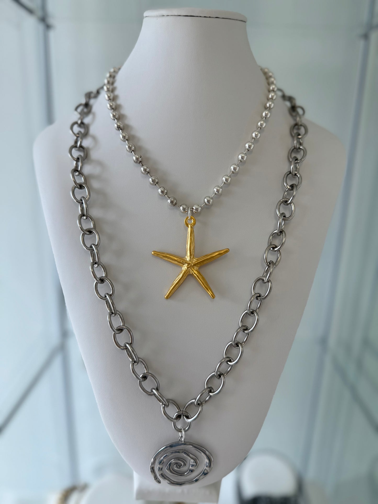Gold Starfish Chain