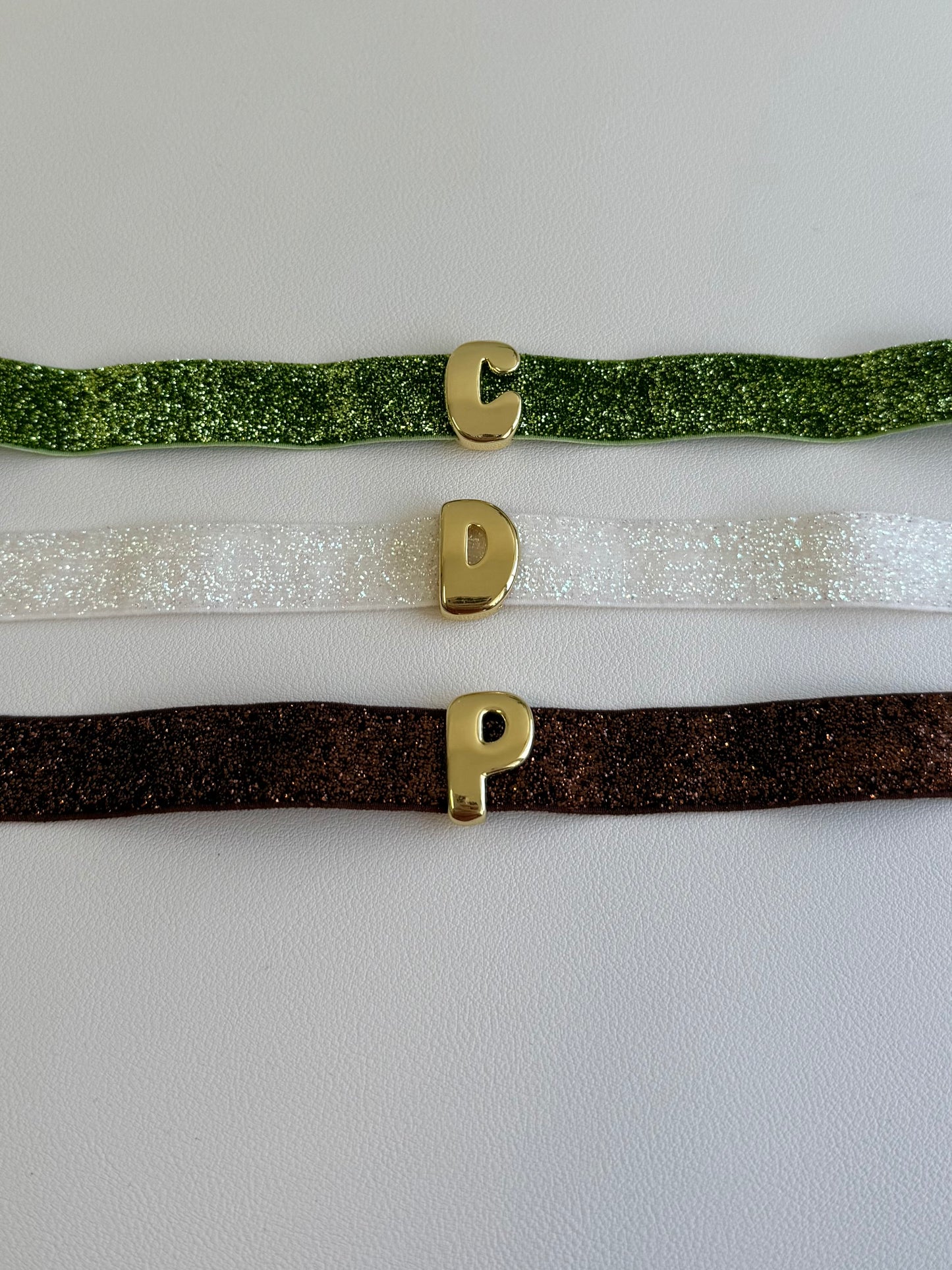 One Bubbly Initial Bracelet