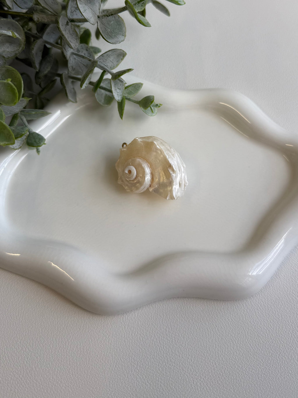 White Shell Charm
