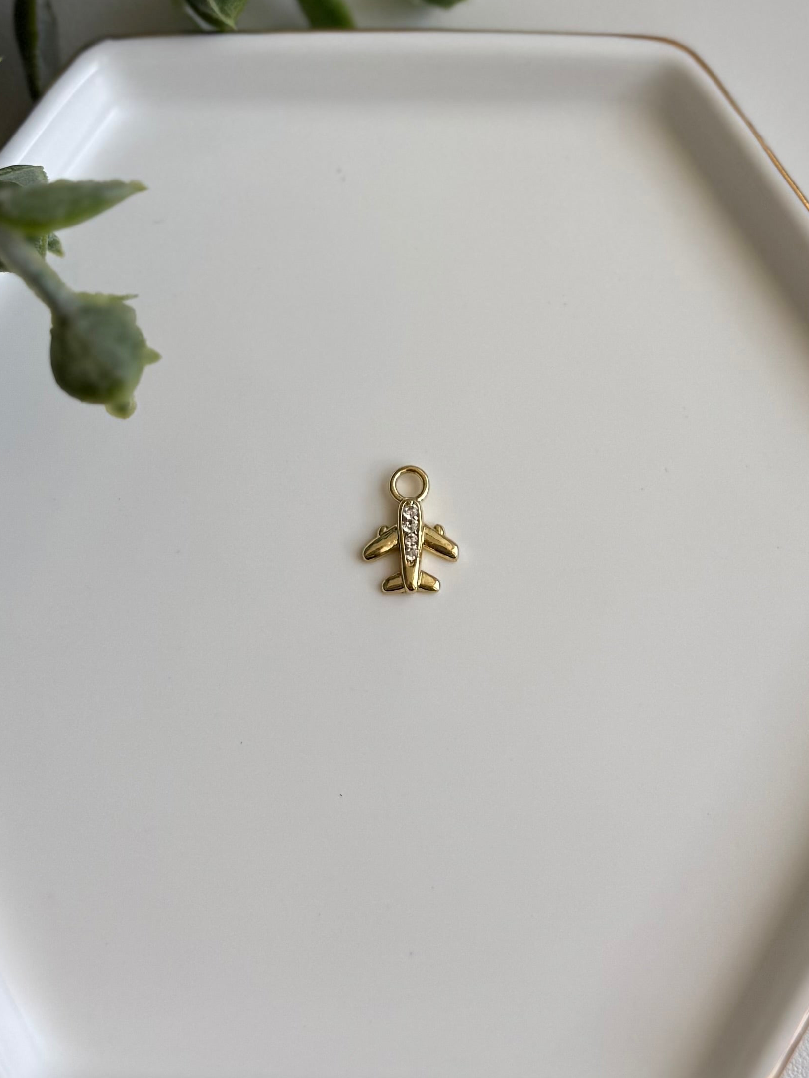Mini Plane Charm