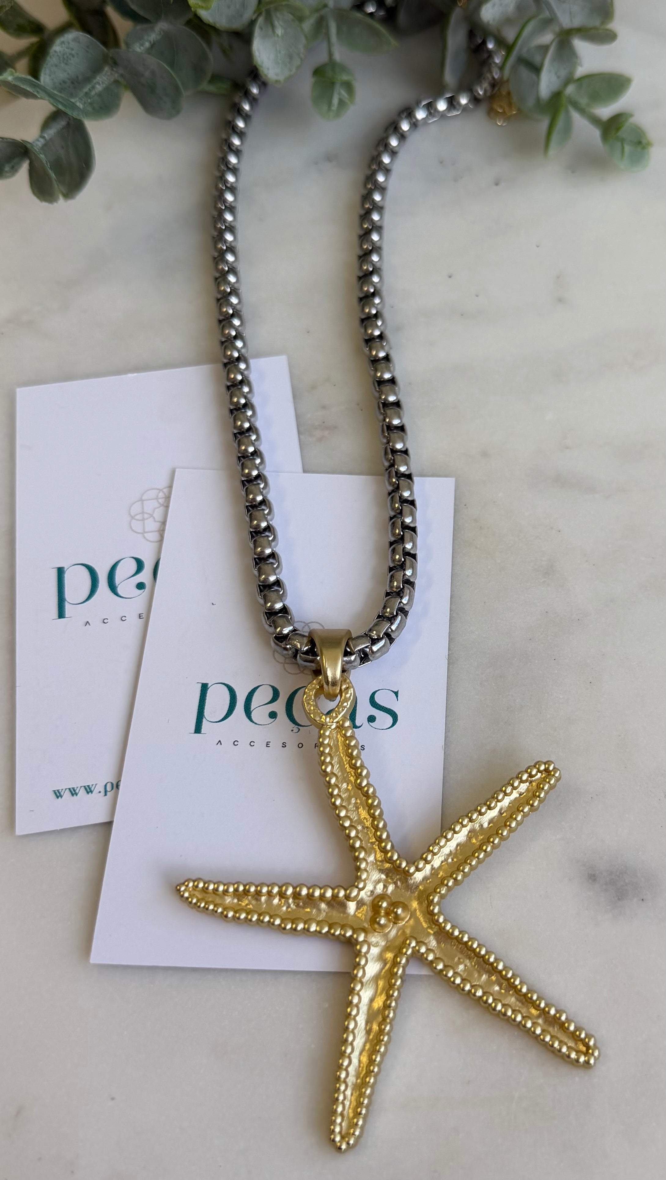 Gold Starfish Chain