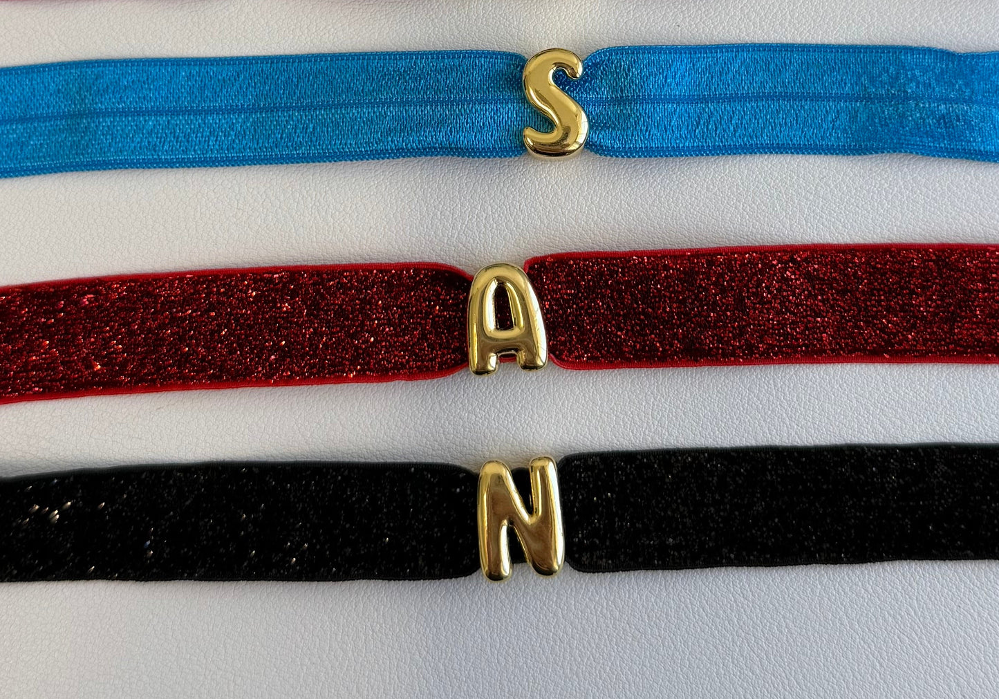 One Bubbly Initial Bracelet