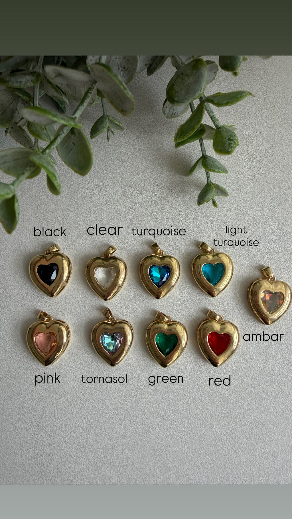 Sparkling Heart Charm