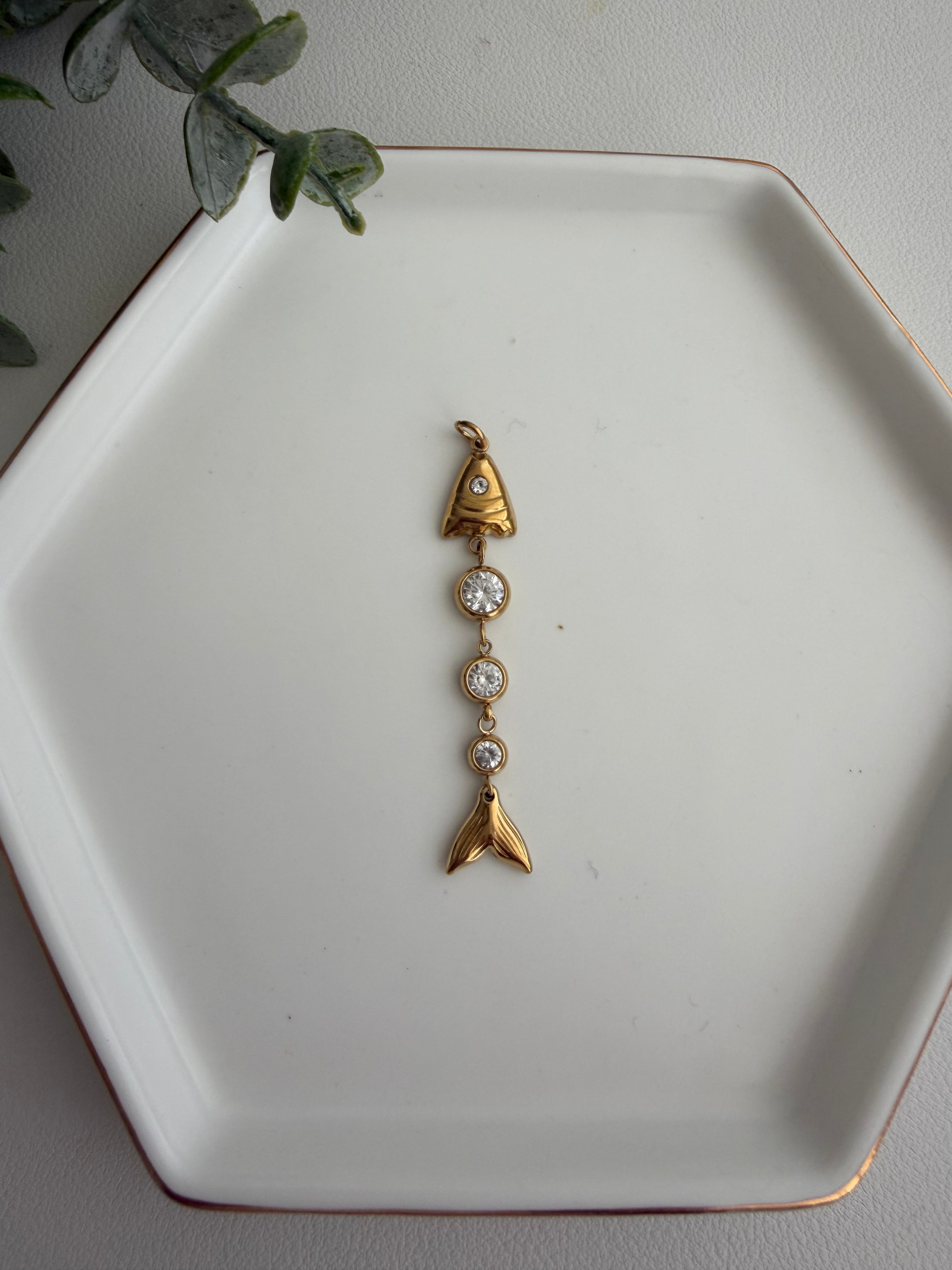 Sparkle Sardine Charm
