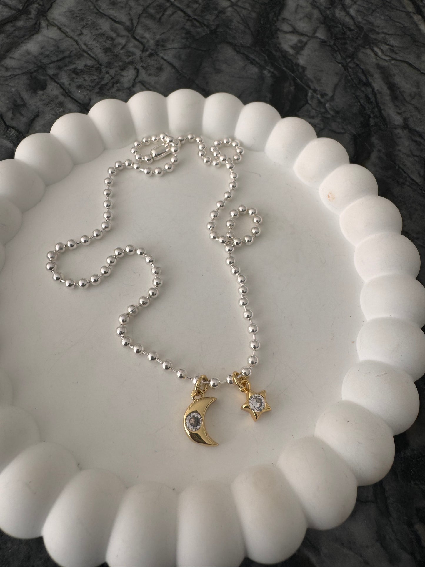 Mini Moon & Star Chain