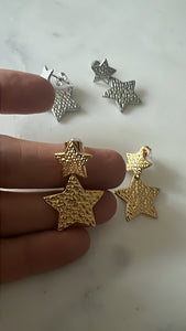 Pentagram Star Earrings