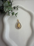 Two Tone Drop Charm