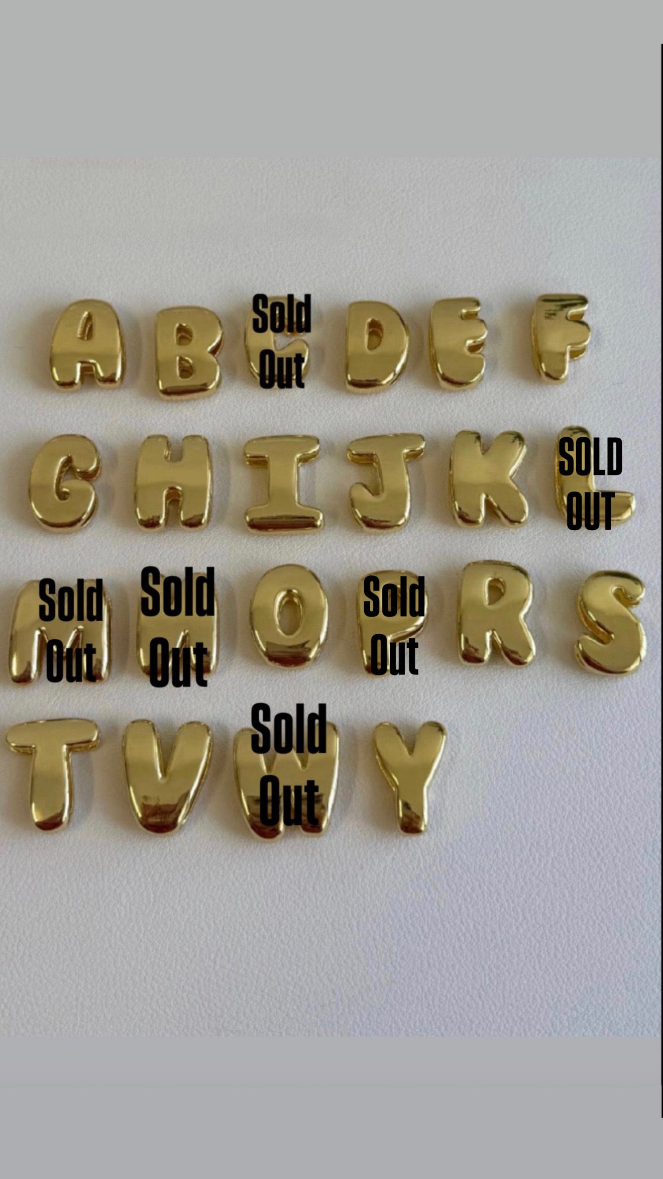 One Bubbly Initial Bracelet