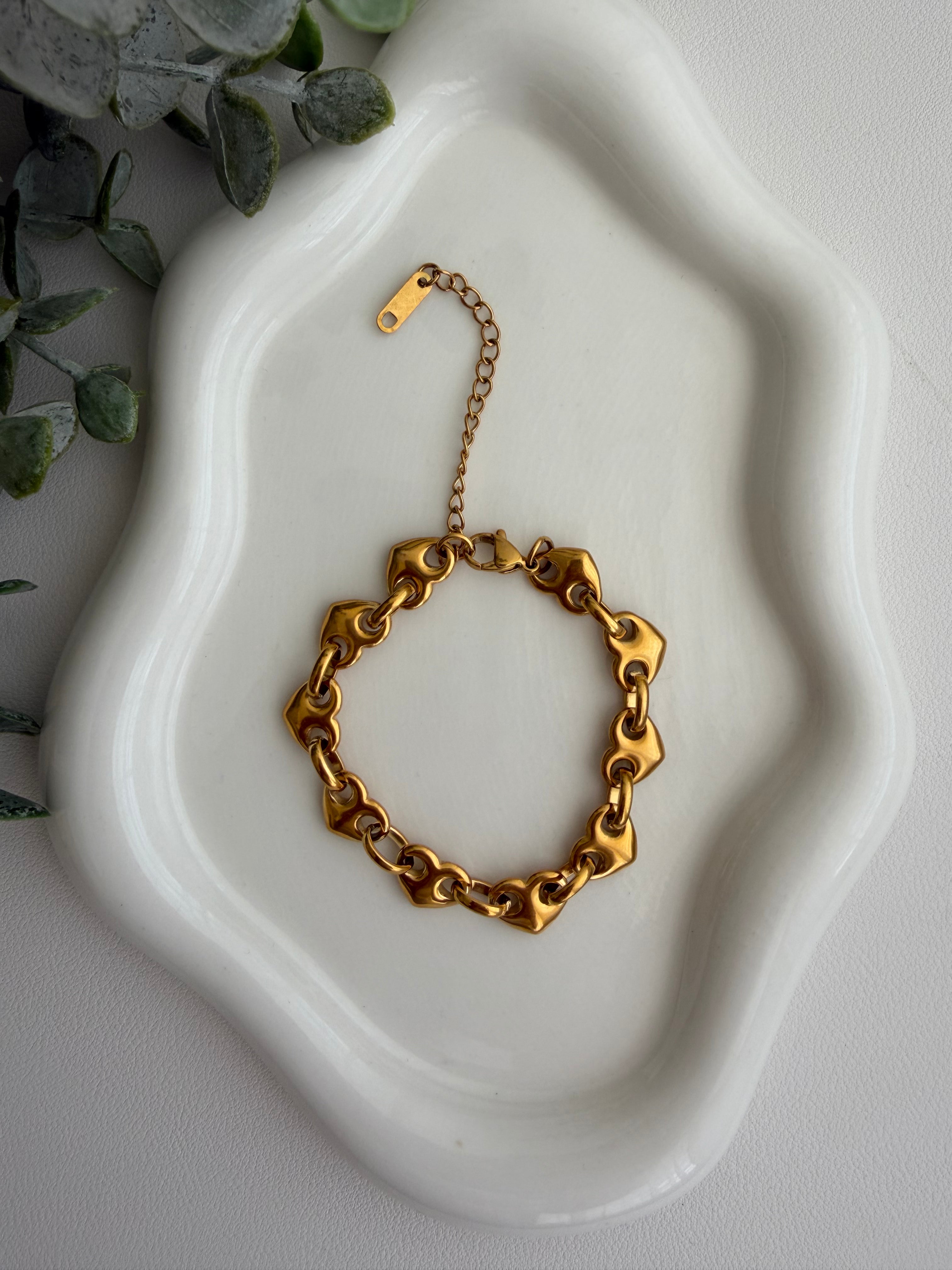 Heart Links Bracelet