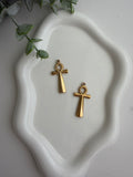 Gold Cross Charm