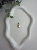 Pearl Virgin Mary Charm