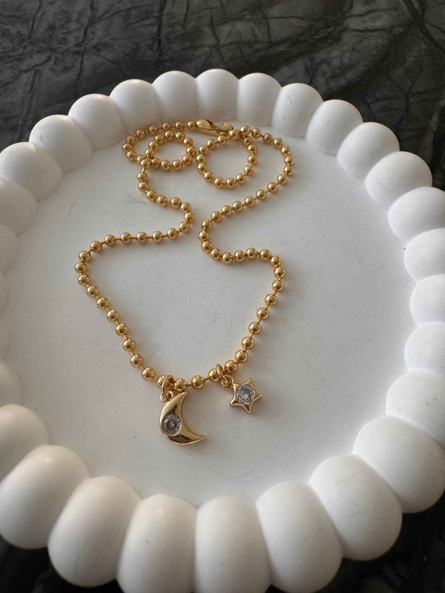 Mini Moon & Star Chain