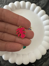 Load image into Gallery viewer, Enamel Leaf Charm
