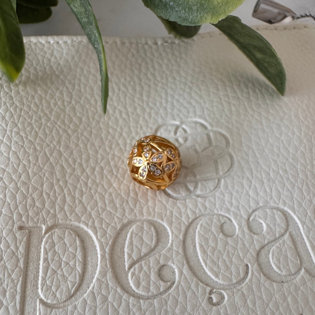 Sparkle Round Charm