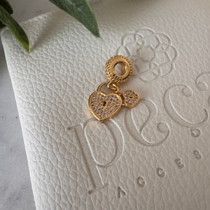 Two Hearts Charm