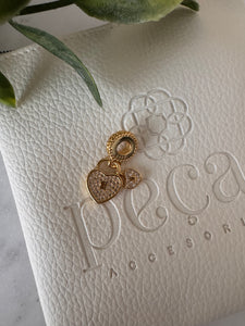 Two Hearts Charm