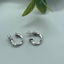 Load image into Gallery viewer, Silver Hoops Earrings
