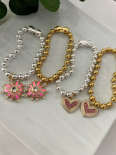 Load image into Gallery viewer, Happy Red Heart Bracelet
